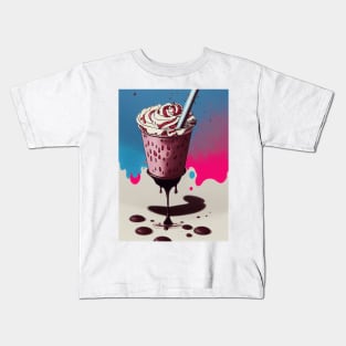 Strawberry milkshake Kids T-Shirt